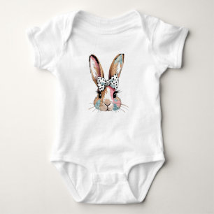 Body Coquette Bow Bunny Bodysuits de Pâques et une pièc