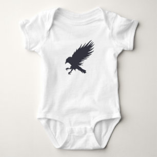 Body Corbeau noir volant - Choisir la couleur arrière 