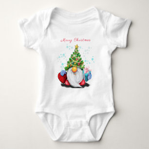 Body Costume bébé de Noël Gnome avec cadeau pour vous
