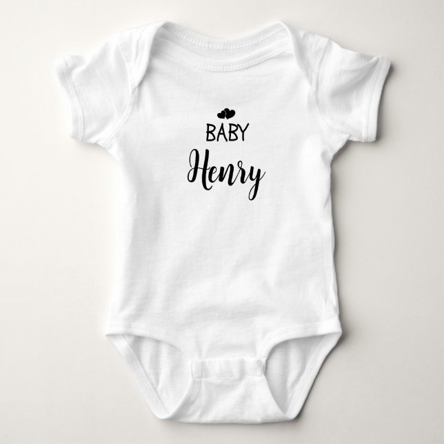Body Costume corporel personnalisé pour bébé (Devant)