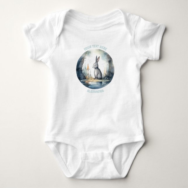 Body Costume corporel personnalisé pour bébé lapin (Devant)