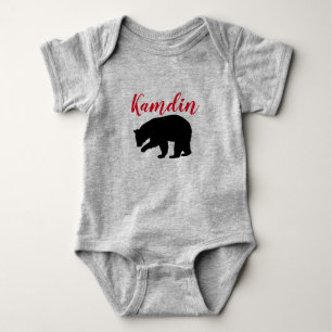 Body Costume corporel pour bébé personnalisé Bison roug