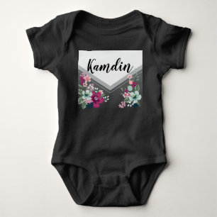Body Costume corporel pour bébé personnalisé Fleurs tro