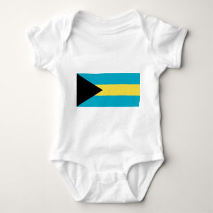 Body Costume de bébé patriotique avec drapeau Bahamas