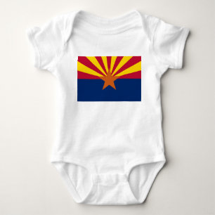 Body Costume de bébé patriotique avec drapeau de l'Ariz