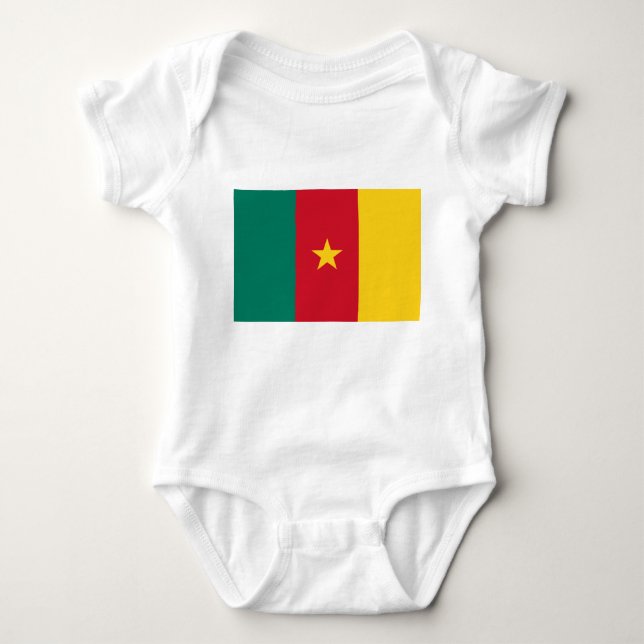 Body Costume de bébé patriotique avec drapeau du Camero (Devant)