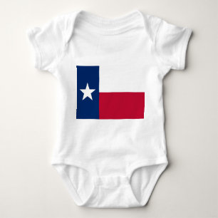 Body Costume de bébé patriotique avec drapeau Texas, US