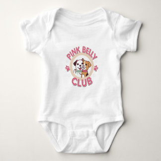 Body Costume de bébé pour bébé Pink Belly Club Duo