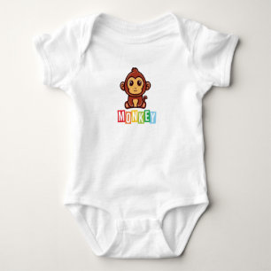 Body Costume de carrosserie Monkey Baby Jersey