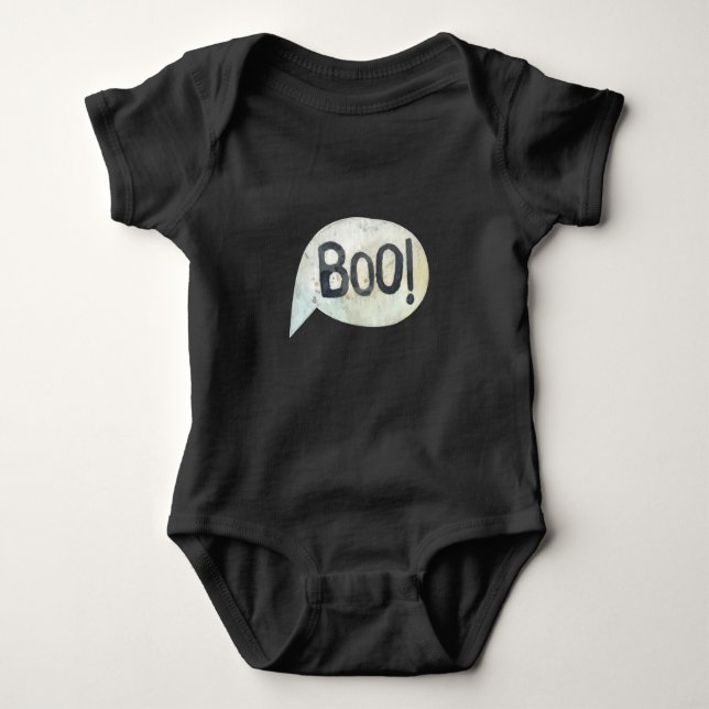 Body Costume d'Halloween Noir Cute Boo (Devant)