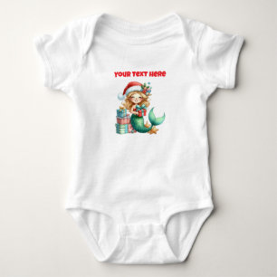 Body Costume personnalisé de la sirène de Noël pour béb