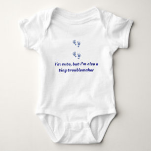 Body Costume personnalisé pour bébé avec des citations 