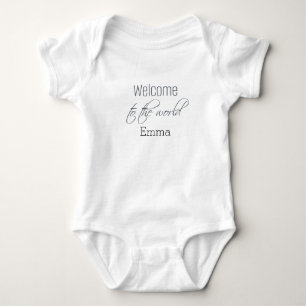 Body Costume personnalisé "Welcome to the World"