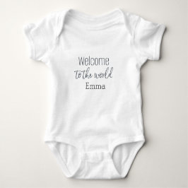 Body Costume personnalisé "Welcome to the World"
