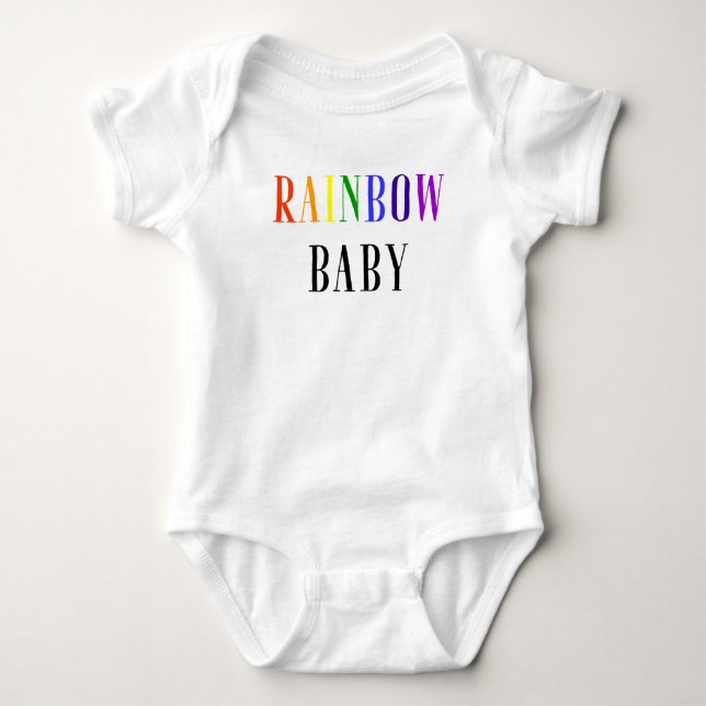 Body Costume pour bébé arc-en-ciel (Devant)