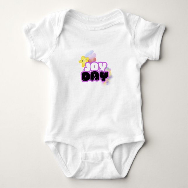 Body Costumes pour bébé Unisex Jour de la joie Colorful (Devant)