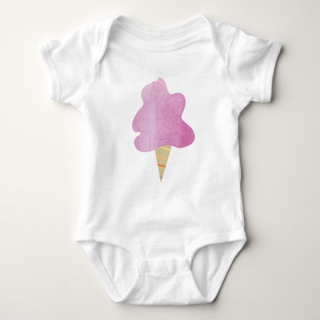Body Coton Candy Pastel Combinaison pour bébé dessin à  (Devant)