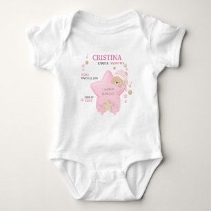 Body Couchage mignon Ours en peluche Bébé Fille Naissan