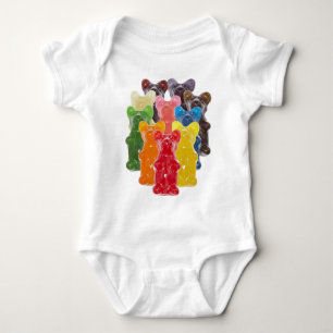 Body couleurs arc-en-ciel bonbon amant guman ours