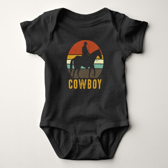 Body Country Retro Cowboy Western Horse Rider (Devant)