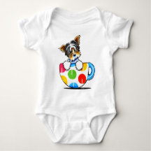 Coupe Biewer Yorkie Polka Dot
