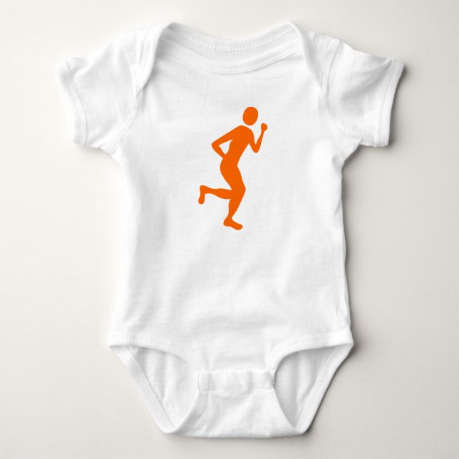 Body Coureur (Homme) - Orange (Devant)