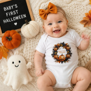 Body Couronne de citrouille pour le premier Halloween d