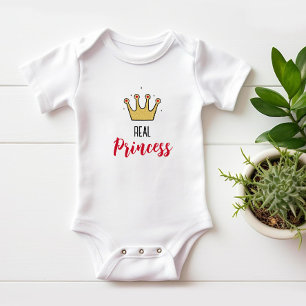 Body Couronne dorée pour princesse