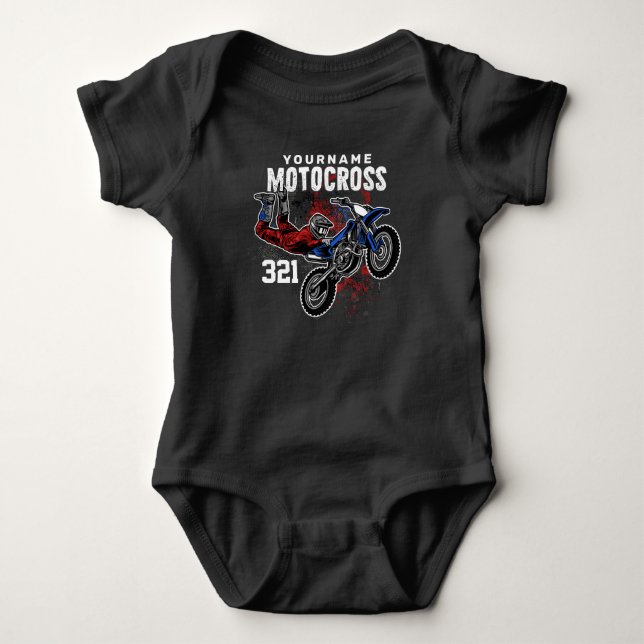 Body Course de Motocross Freestyle Personnalisée FMX Tr (Devant)