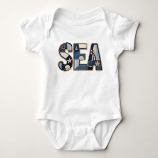 Body Courtepatchwork de mer brodé PNG conception de cou
