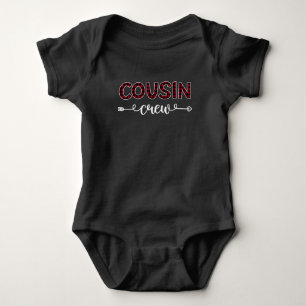 Body Cousin Crew Buffalo Plaid Famille Motif Noël