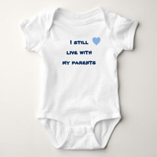 Body Coussin Bébé mignon, Je vis toujours avec mes pa