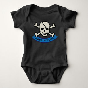 Body Crâne - Black Baby Jersey Bodysuit