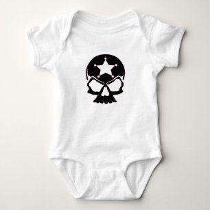 Body Crâne noir (Bodysuit de maillot de bain Jersey)
