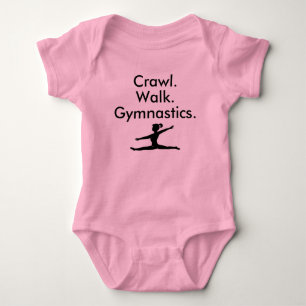 Body Crawl Walk Gymnastique Gymnaste Bodysuit bébé