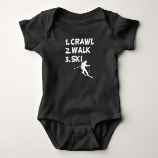 Body Crawl Walk Ski baby boy shirt
