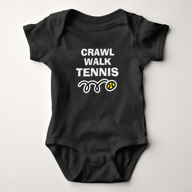 Body CRAWL WALK TENNIS maillot de sport pour nouveau bé (Devant)