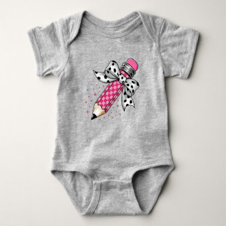 Body Crayon rose mignon vêtement bébé
