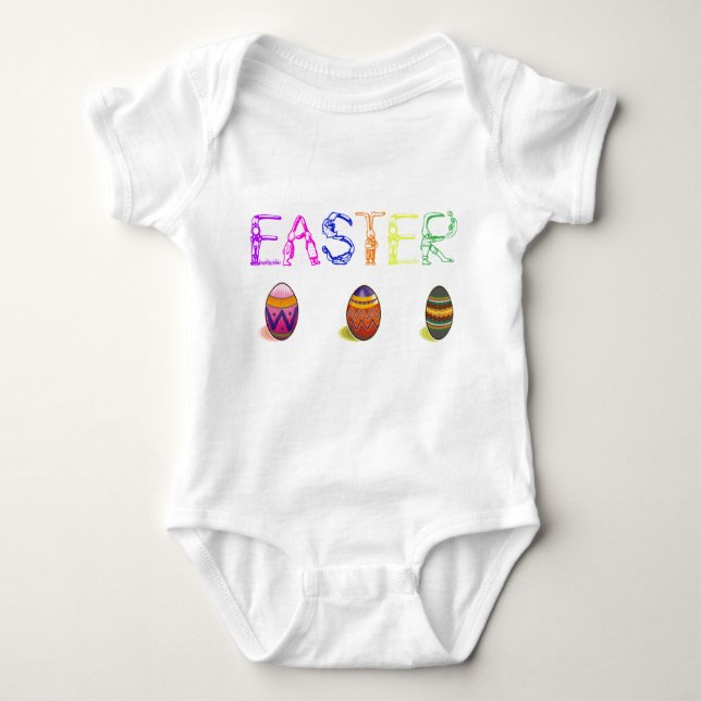 Body Creeper de l'EASTER pour bébé (Devant)