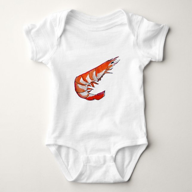 Body crevettes crevettes fruits de mer art kitsch (Devant)