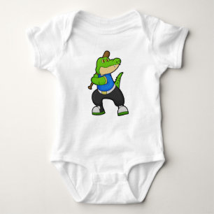 Body Crocodile au baseball avec batte de baseball