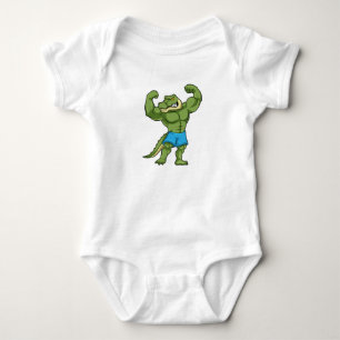 Body Crocodile comme Bodybuilder extrême