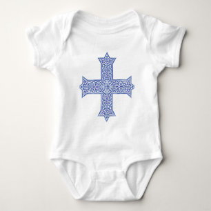 Body Croix copte d'art en Lapis Bleu Premium