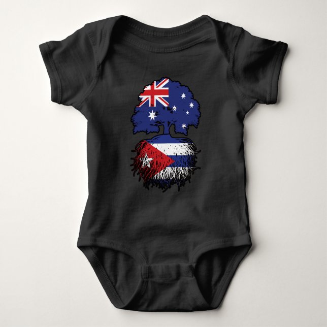 Body Cuba Australie Australie Australie drapeau des rac (Devant)