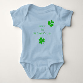 Body Custom 1st Saint Patrick's Day Lucky Shamrock Boy
