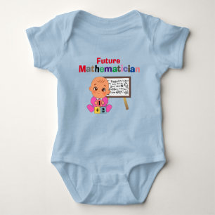 Body Custom Cute Funny Bébé Futur Enseignant Math