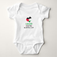 Custome Baby Palestine coeur