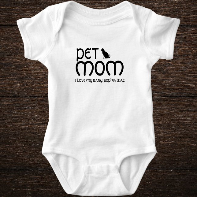 Body Customized Pet Lover Cat Mom Mother's Day Baby (Créateur téléchargé)