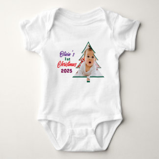 Body Customized Photo Olivia's 1st Christmas Tree 