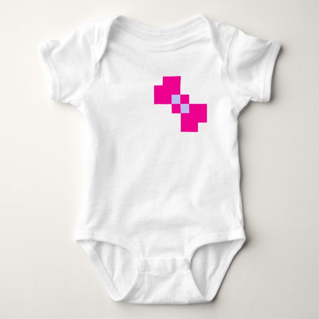 Body Cute 8 bits Pixel Bow (Devant)